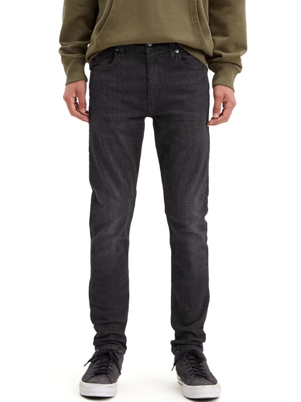 Levi's Men's Slim Skinny Jeans in Black Wash